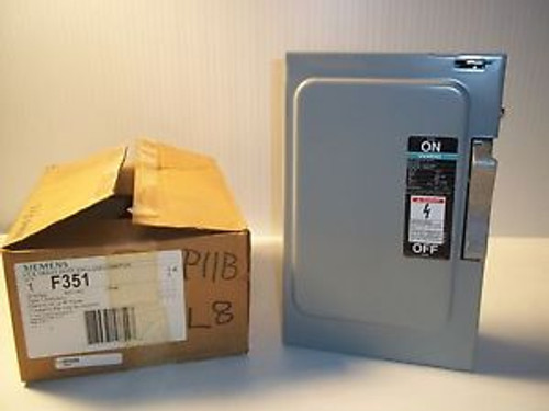 SIEMENS ITE F351 HEAVY DUTY ENCLOSED SWITCH W/ VACU-BREAK CLAMPMATIC ACTION NEW