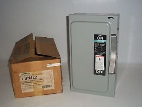 SIEMENS ITE SN422 HEAVY DUTY ENCLOSED SWITCH W/ VACU-BREAK CLAMPMATIC ACTION NEW