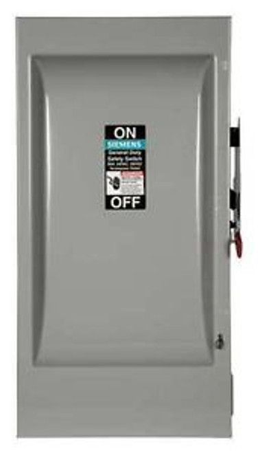 SIEMENS GNF324 Safety Switch,Nonfusible,60 HP @ 240VAC G7605421