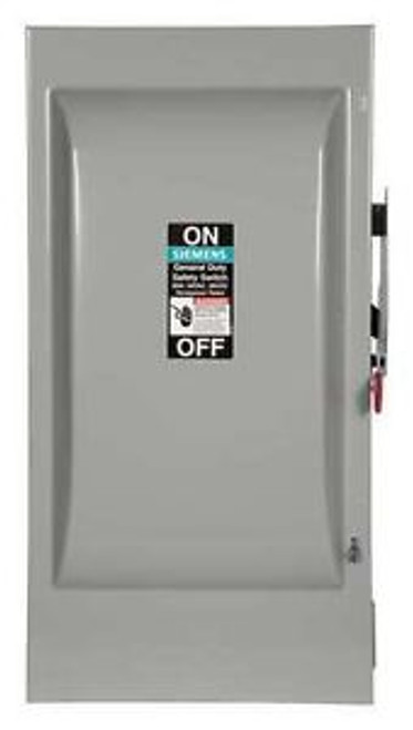 SIEMENS GF324N Safety Switch,Fusible,25 HP @ 240VAC G7564444