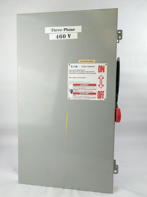 DH364NGK Eaton Heavy Duty Safety Switch 200 Amp 600V