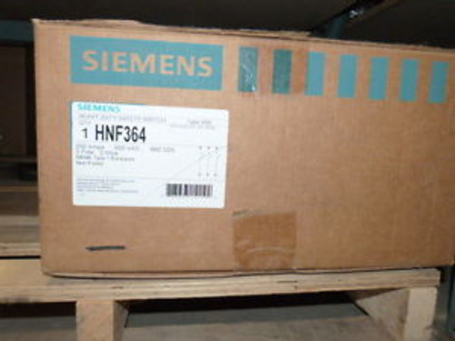 New Siemens HNF364 3p 200a 600v Heavy Duty Safety Switch 1-yr WARRANTY