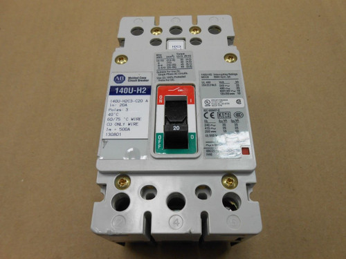 140U-H2C3-C20 Allen Bradley Circuit Breaker New