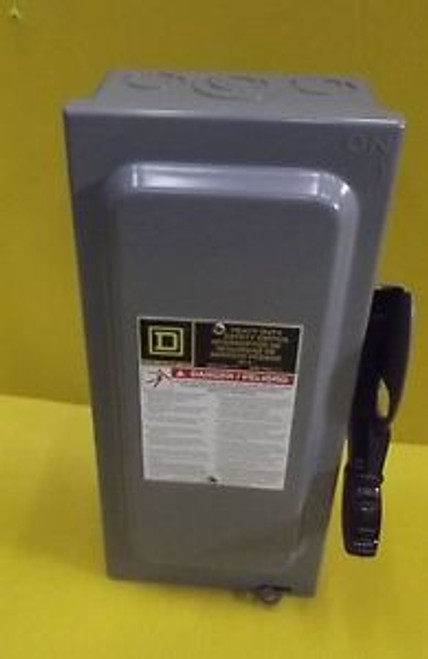 Square D Cat# HU361 30Amp 600Vac 600Vdc Heavy Duty Safety Switch NEW in Org. BOX