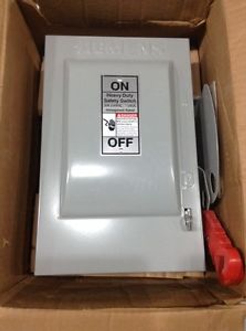 HNF361 Siemens Heavy Duty Safety Switch 3 Pole 30 Amp 600V (New)