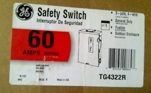 GE TG4322R 60 AMP SAFETY SWITCH