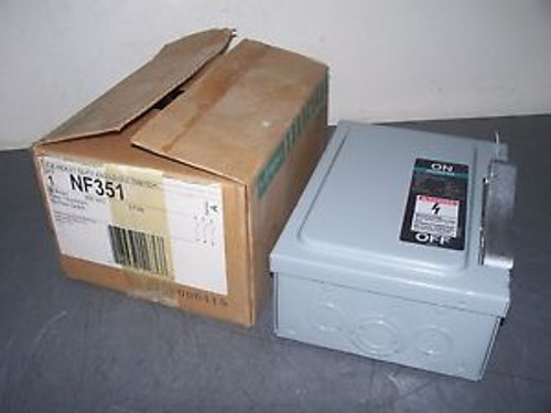 SIEMENS DISCONNECT TYPE 1 CAT# NF351 30A 600V 3POLE NON-FUSIBLE NIB