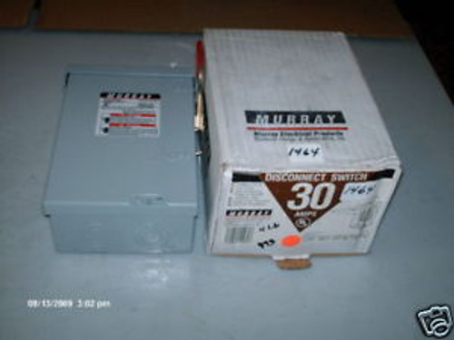 Murray Disconnect Switch GP321NWU 30A 120/240 VAC (NIB)