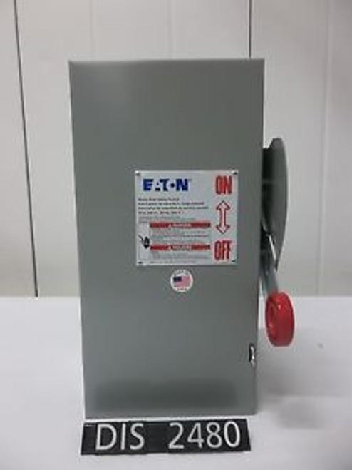 NEW Eaton 240 Volt 30 Amp Fused Disconnect (DIS2480)