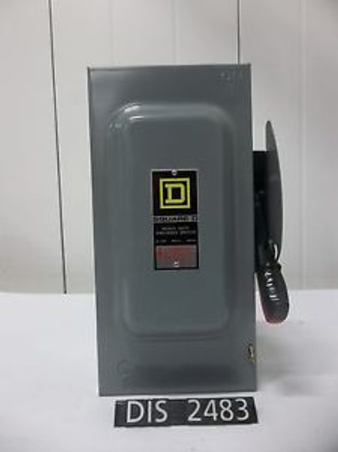 NEW Square D 600 Volt 60 Amp Non Fused Disconnect (DIS2483)