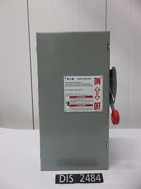 NEW Eaton 600 Volt 100 Amp Non Fused Disconnect (DIS2484)