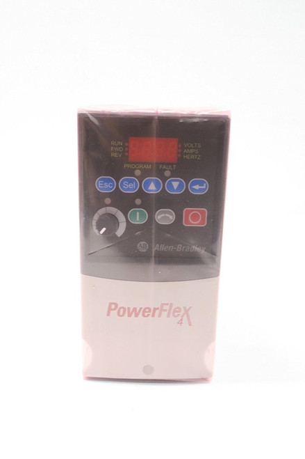 New Allen Bradley 22A-D1P4N104  Power Flex 4 Ac Drive .5 Hp Ab
