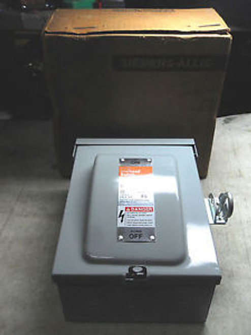 (RR6-2) 1 NIB SIEMENS NFR-321 GENERAL DUTY ENCLOSED SWITCH