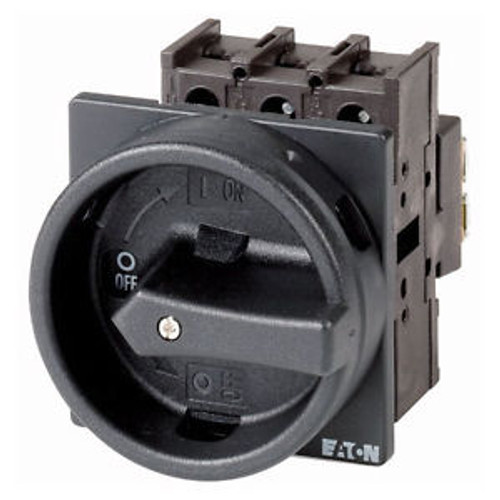 NEW P3-100/EA/SVB-SW - 100AMP Rotary Disconnect - Black - Door/Side Wall Mount