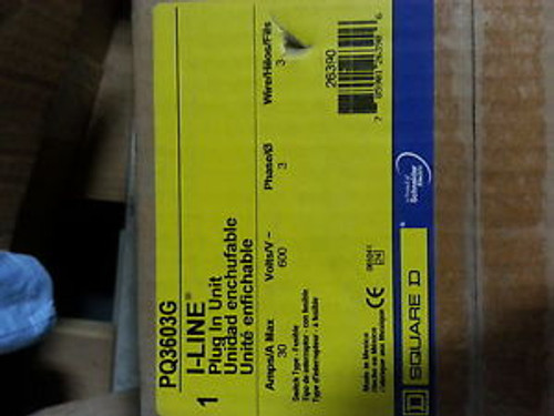 I-LINE PQ3603G 30 AMP 600 Volts 3 Phase 3 wire new in box