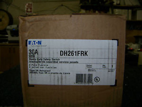 Eaton Heavy Duty Safety Switch 600V NEMA 3R Type 3R DH261FRK