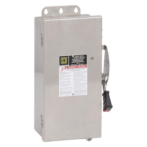 Square D Stainless Steel 30A Safety Switch H361Ds