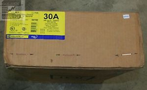 Square D HU461 Heavy Duty Safety Switch 600V 30A (NIB)