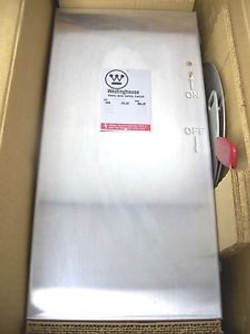 WESTINGHOUSE DISCONNECT SS TYPE 4 CAT#WHUN361 30A 600V NON-FUSIBLE NIB