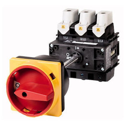 NEW P5-160/V/SVB - 160AMP Rotary Disconnect - Red/Yellow - Panel Mount