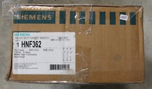 Siemens HNF362 Heavy Duty Safety Switch 600V 60A 3P Non-Fused