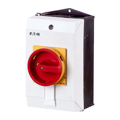 NEW P1-25/I2/SVB-NA - 25AMP Rotary Disconnect - Red/Yellow - Enclosed (IP65)