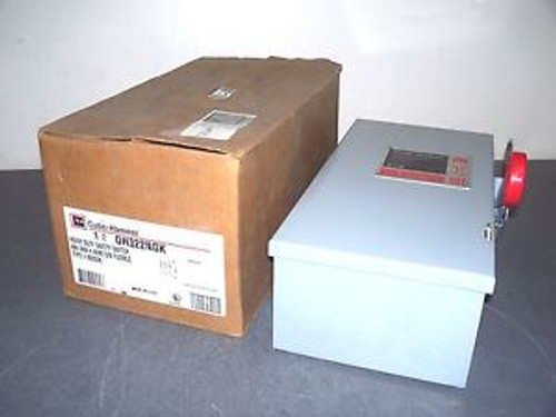 CUTLER-HAMMER DISCONNECT TYPE 1 CAT# DH322NGK 60A 240V 3P FUSIBLE NIB