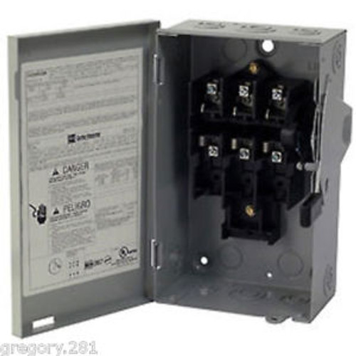 Eaton Cutler-Hammer DG322UGB 240V 3-Pole 60 Amp General Duty Safety Switch