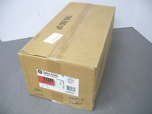 GE DISCONNECT TYPE 1 CAT#TGN3323 100A 240V NON-FUSIBLE NIB