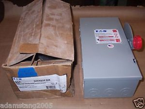 New Cutler Hammer DH322FGK 60 amp 240v Fusible Safety Switch Disconnect