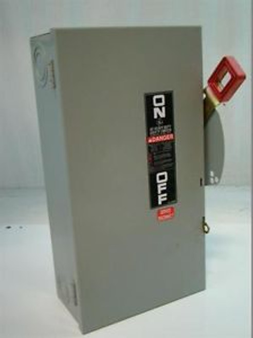 GE Safety Switch Model: 10 Amps:60A Volts 600Vac THN3362