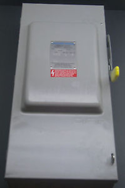 NEW CROUSE-HINDS HH323N HEAVY DUTY SAFETY DISCONNECT SWITCH 100 AMP 240 VAC NIB