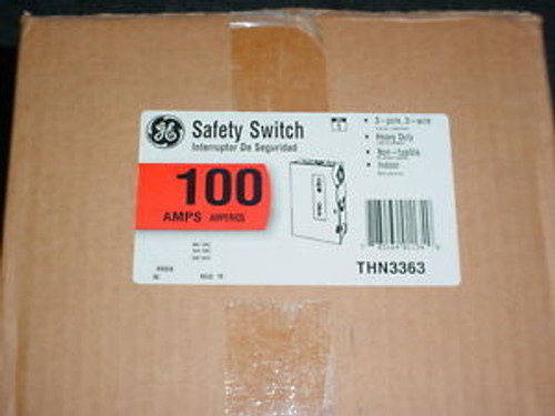 General Electric THN3363 Non-Fused 100A 600V N1 3 Phase New