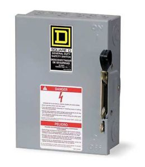 SQUARE D D322N Switch,Safety,60 A