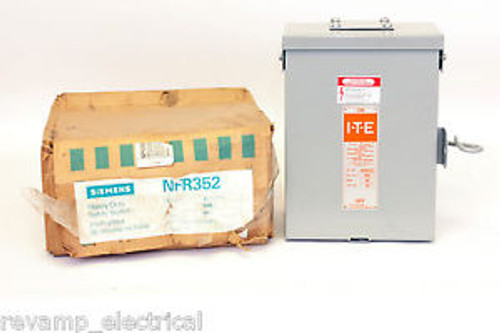 Siemens NFR352  60 Amp, 3 Phase, 600V, Type 3R, Non-Fusible Disconnect Switch