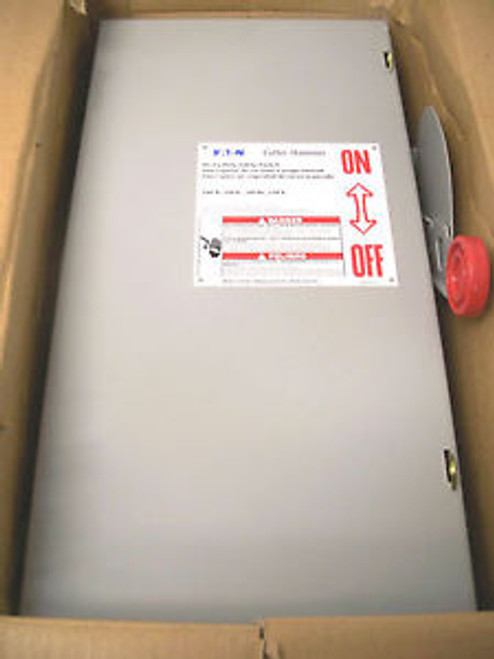 CUTLER-HAMMER DISCONNECT TYPE 1 CAT#DH223NGK 100A 240V FUSIBLE NIB