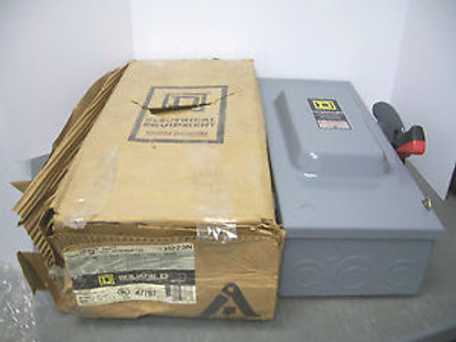 SQUARE D DISCONNECT TYPE 1 CAT#H223N 100A 240V FUSIBLE NIB