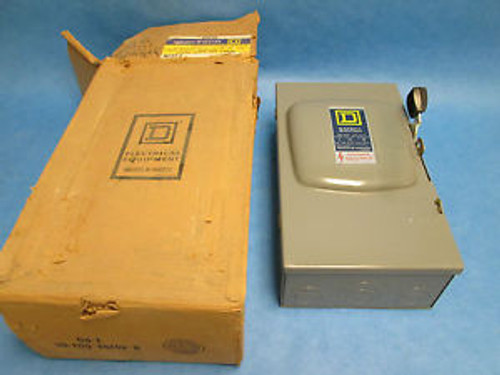 Square D General Duty Safety Switch D223N 100A 3W 2P Fused New in Box
