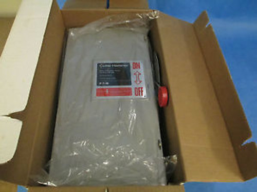 Cutler-Hammer Safety Switch, DH323FGK, 100A 240V 3P, Fusible, New in Box