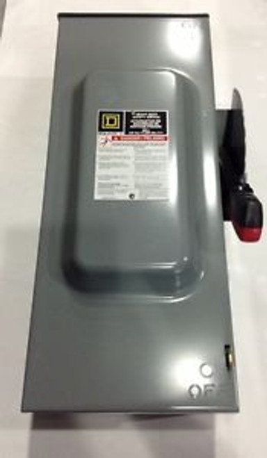 H223NRB Square D Heavy Duty Safety Switch 2 Poles 100 Amp 240V (New)