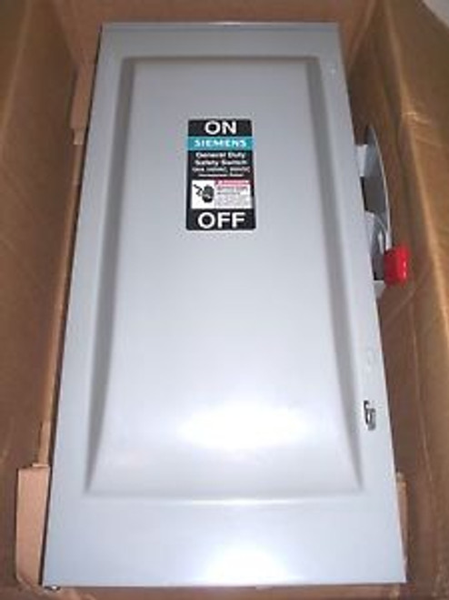 SIEMENS DISCONNECT TYPE 3R CAT# GNF323R 100A 240V 3P NON-FUSIBLE NIB