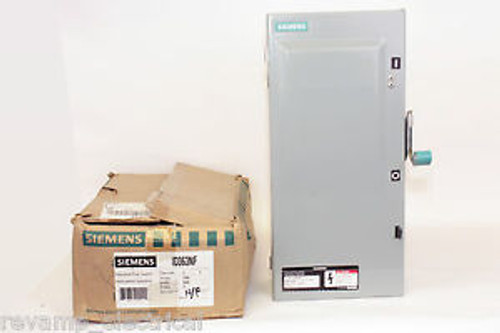 Siemens 1D363NF  100 Amp, 600V, Type 1, Non-Fusible Disconnect Switch