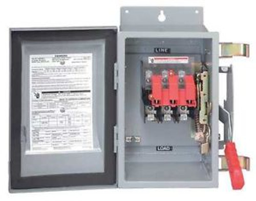 SIEMENS HF362PV Indoor Solar Fusible Safety Switch,60A G6961342