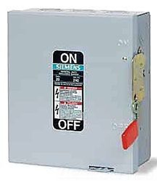 NEW Siemens GNF323R 100A 3-Pole 240V General Duty Safety Switch