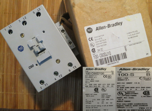 Allen Bradley Ab Iec Contactor  100-C60Dj10