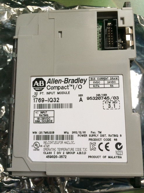 New In Box  Ab Allen Bradley 1769-Iq32 Ser A Compactlogix Input Module 1769Iq32