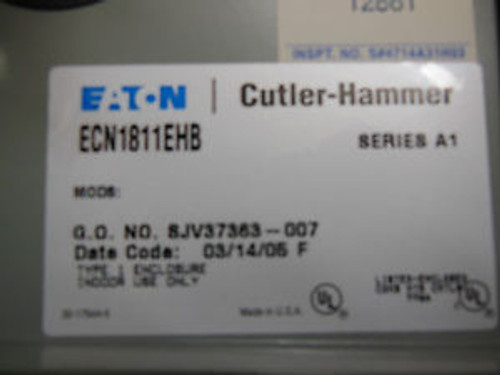 Eaton Cutler Hammer ECN1811EGB Combination Motor Control