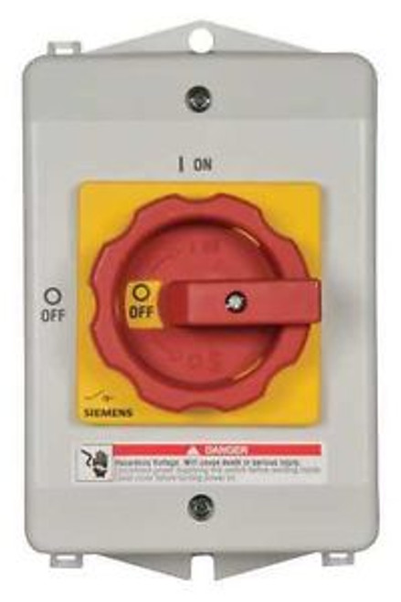 SIEMENS 3LD22642TW530US2 Safety Switch,30A,600VAC,3PH