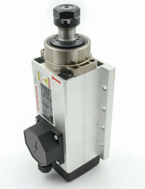2.2KW ER20 Air Cooled 220V Square Spindle Motor 24000rpm CNC Router Engraving