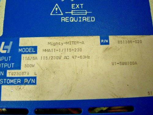 L & h  Research Mighty-Mite Cnc Power Supply Mma11-1/115-230